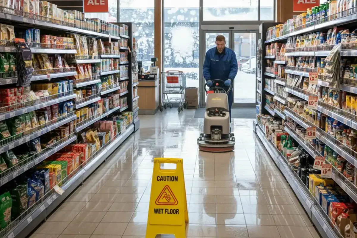 Vähittäiskaupan ja näyttelytilojen siivous Vähittäiskaupan ja näyttelytilojen siivous